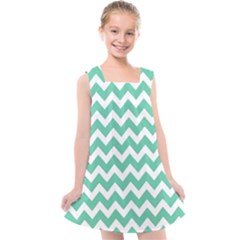 Chevron Pattern Gifts Kids  Cross Back Dress by GardenOfOphir