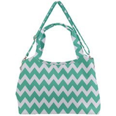 Chevron Pattern Gifts Double Compartment Shoulder Bag by GardenOfOphir