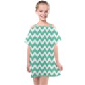 Chevron Pattern Gifts Kids  One Piece Chiffon Dress View1