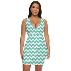 Chevron Pattern Gifts Draped Bodycon Dress by GardenOfOphir