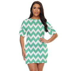 Chevron Pattern Gifts Just Threw It On Dress by GardenOfOphir