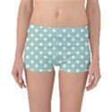 Light Blue And White Polka Dots Boyleg Bikini Bottoms View1