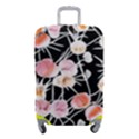 Boho Black Pink Flowers Watercolor VI Luggage Cover (Small) View1