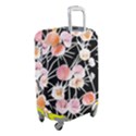 Boho Black Pink Flowers Watercolor VI Luggage Cover (Small) View2