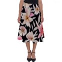 Botanical Flowers Perfect Length Midi Skirt View1