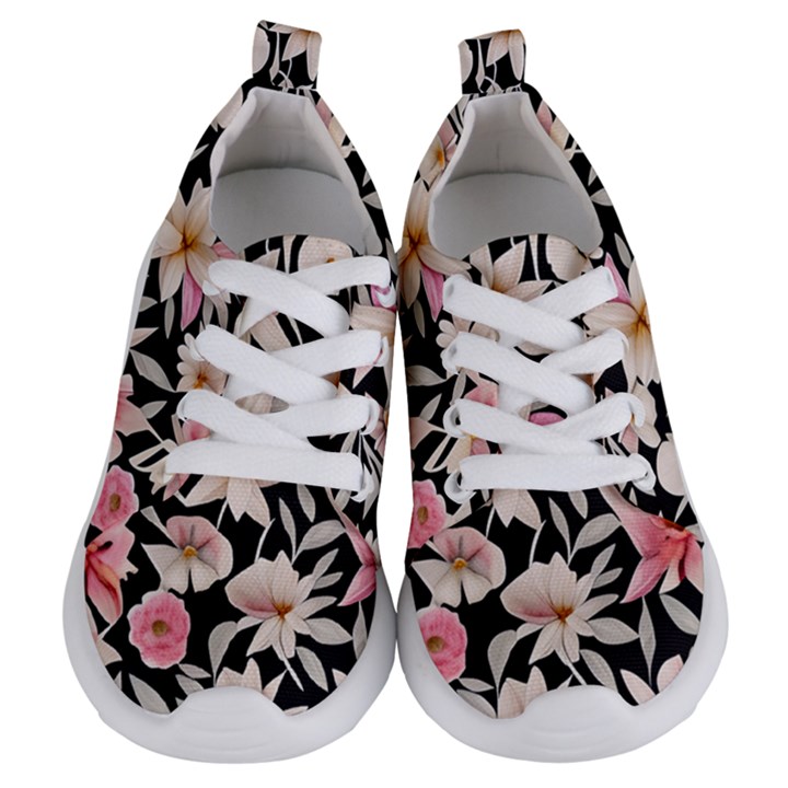 Botanical Flowers Kids  Lightweight Sports Shoes