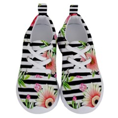 Blooming Watercolor Flowers Running Shoes by GardenOfOphir