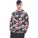 Cheery Watercolor Flowers Men s Pullover Hoodie View1