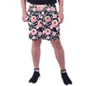 Captivating Watercolor Flowers Men s Pocket Shorts View1