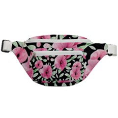 Watercolor Flowers Botanical Foliage Fanny Pack by GardenOfOphir