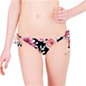 Cheerful Watercolor Flowers Bikini Bottoms View1