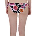 Cheerful Watercolor Flowers Bikini Bottoms View2