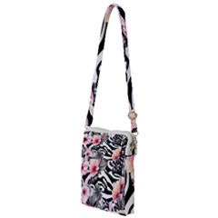 Brilliantly Hued Watercolor Flowers In A Botanical Multi Function Travel Bag by GardenOfOphir