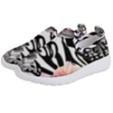 brilliantly hued watercolor flowers in a botanical Kids  Slip On Sneakers View2