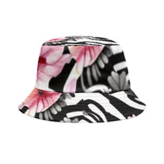 Brilliantly Hued Watercolor Flowers In A Botanical Bucket Hat by GardenOfOphir