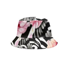 Brilliantly Hued Watercolor Flowers In A Botanical Bucket Hat (kids) by GardenOfOphir