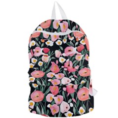 Charming Watercolor Flowers Foldable Lightweight Backpack by GardenOfOphir