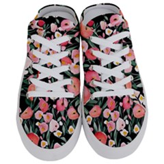 Charming Watercolor Flowers Half Slippers by GardenOfOphir