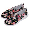 Charming Watercolor Flowers No Lace Lightweight Shoes View2