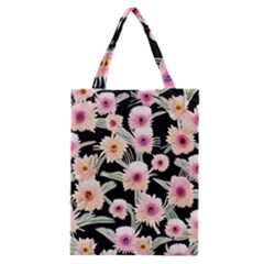 Watercolor Vintage Retro Floral Classic Tote Bag