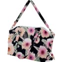 Watercolor Vintage Retro Floral Canvas Crossbody Bag View2