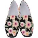 Watercolor Vintage Retro Floral Women s Classic Loafer Heels View1