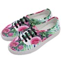 Adorned watercolor flowers Women s Classic Low Top Sneakers View2