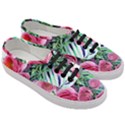 Adorned watercolor flowers Women s Classic Low Top Sneakers View3