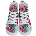 Adorned watercolor flowers Kids  Hi-Top Skate Sneakers View1