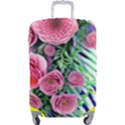 Adorned watercolor flowers Luggage Cover (Large) View1