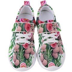 Brilliant Blushing Blossoms Women s Velcro Strap Shoes by GardenOfOphir