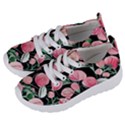 Boho Watercolor Botanical Flowers Kids  Lightweight Sports Shoes View2