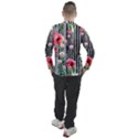 Tropical Paradise - Watercolor Botanical Flowers Men s Pique Long Sleeve Tee View2