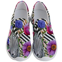 Bountiful Watercolor Flowers Men s Lightweight Slip Ons by GardenOfOphir