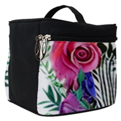 Bountiful Watercolor Flowers Make Up Travel Bag (small) by GardenOfOphir