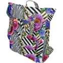 Bountiful Watercolor Flowers Buckle Up Backpack View1