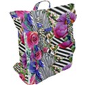 Bountiful Watercolor Flowers Buckle Up Backpack View2