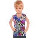 Bountiful Watercolor Flowers Kids  Sport Tank Top View1