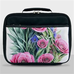 Attention-getting Watercolor Flowers Lunch Bag by GardenOfOphir