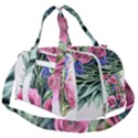 Attention-getting Watercolor Flowers Burner Gym Duffel Bag View2