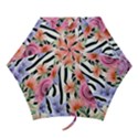 Delightful watercolor flowers and foliage Mini Folding Umbrellas View1