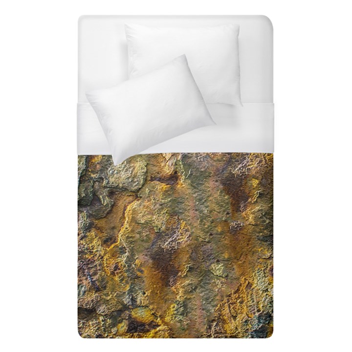 Rusty Orange Abstract Surface Duvet Cover (Single Size)