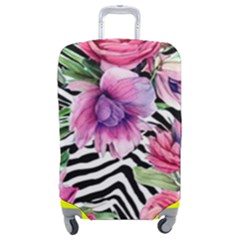 Classy And Chic Watercolor Flowers Luggage Cover (medium) by GardenOfOphir