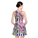 Classy and Chic Watercolor Flowers Reversible Skater Dress View2