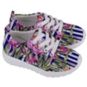 Classy and Chic Watercolor Flowers Kids  Lightweight Sports Shoes View3