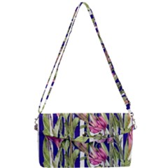 Classy And Chic Watercolor Flowers Removable Strap Clutch Bag by GardenOfOphir