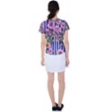 Classy and Chic Watercolor Flowers Women s Sports Top View2