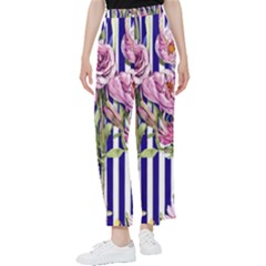 Classy And Chic Watercolor Flowers Women s Pants  by GardenOfOphir