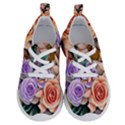 Cheerful and Captivating Watercolor Flowers Running Shoes View1