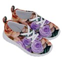 Cheerful and Captivating Watercolor Flowers Running Shoes View3